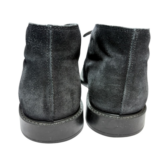 Tod’s Men’s Polacco Gomma Chukka Boots Size UK 11 US 10 Black Lace Up Ankle - Picture 7 of 14